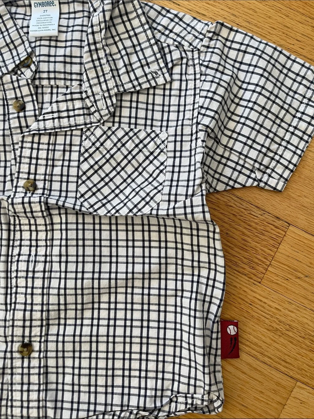 Gymboree lightweight button